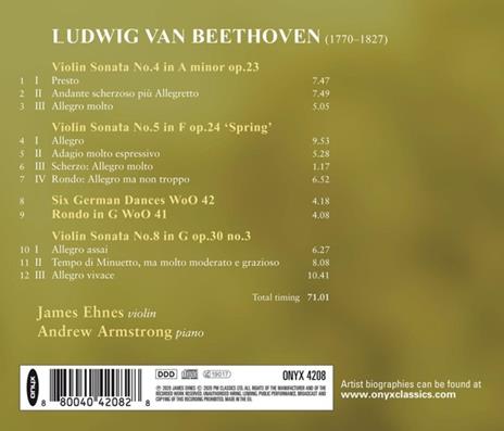 Sonate per violino - CD Audio di Ludwig van Beethoven - 2