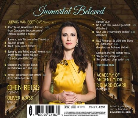 Immortal Beloved. Beethoven Arias - CD Audio di Chen Reiss - 2