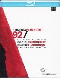 Europakonzert 1992 (Blu-ray) - Blu-ray di Placido Domingo,Berliner Philharmoniker,Daniel Barenboim