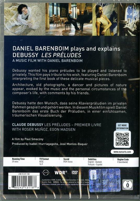 Daniel Barenboim Plays & Explains Debussy (DVD) - DVD di Claude Debussy,Daniel Barenboim - 2