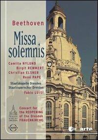 Ludwig van Beethoven. Missa Solemnis (DVD) - DVD di Ludwig van Beethoven,Fabio Luisi,Birgit Remmert,Camilla Nylund