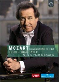Wolfgang Amadeus Mozart. Piano Concertos Nos. 14, 20 & 25 (DVD) - DVD di Wolfgang Amadeus Mozart,Rudolf Buchbinder,Wiener Philharmoniker