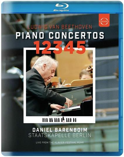 Concerti per pianoforte n.1, n.2, n.3, n.4, n.5 (Blu-ray) - Blu-ray di Ludwig van Beethoven,Daniel Barenboim
