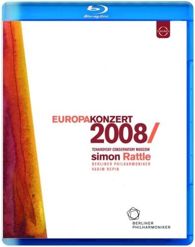 Europakonzert 2008 (Blu-ray) - Blu-ray di Ludwig van Beethoven,Max Bruch,Berliner Philharmoniker,Simon Rattle,Vadim Repin