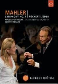 Gustav Mahler. Symphony No. 4 - Rückert Lieder (DVD) - DVD di Gustav Mahler,Claudio Abbado