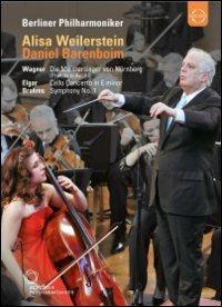 Alisa Weilerstein, Daniel Barenboim. Wagner, Elgar, Brahms (DVD) - DVD di Edward Elgar,Richard Wagner,Berliner Philharmoniker,Alisa Weilerstein,Daniel Barenboim