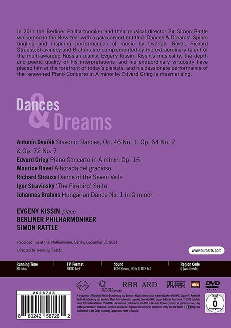 Dances & Dreams: Gala from Berlin 2011 (DVD) - DVD di Berliner Philharmoniker,Simon Rattle - 2