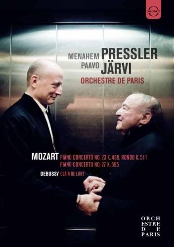 Menahem Pressler Paavo Järvi. Orchestre de Paris (DVD) - DVD di Claude Debussy,Wolfgang Amadeus Mozart,Paavo Järvi,Menahem Pressler,Orchestre de Paris