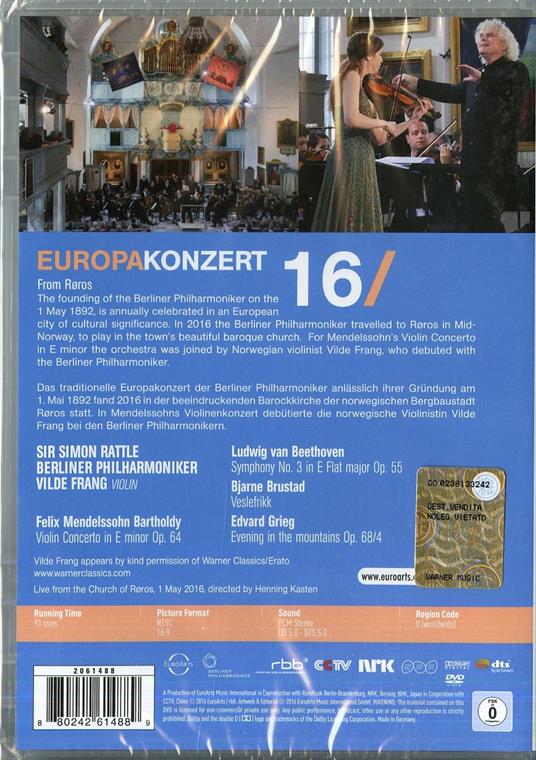 Europakonzert 2016 (DVD) - DVD di Ludwig van Beethoven - 2