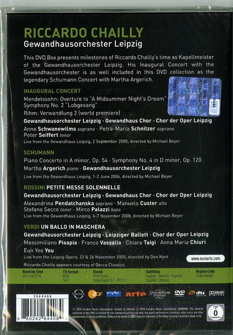 In Leipzig (4 DVD) - DVD di Riccardo Chailly - 2