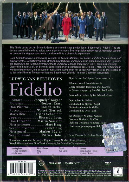 Fidelio (2 DVD) - DVD di Ludwig van Beethoven - 2