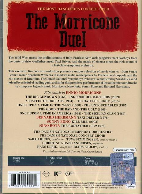 The Morricone Duel (DVD) - DVD di Ennio Morricone,Danish National Symphony Orchestra - 2