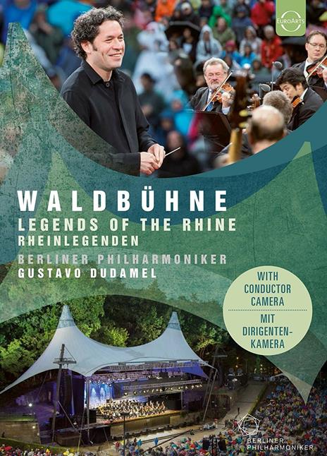 Waldbühne 2017. Legends Of The Rhine (Dvd) - DVD di Berliner Philharmoniker,Gustavo Dudamel