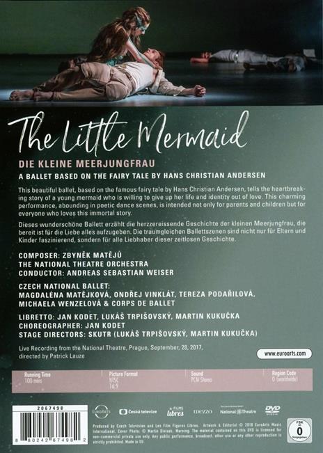 Czech National Ballet. The Little Mermaid (DVD) - DVD - 2