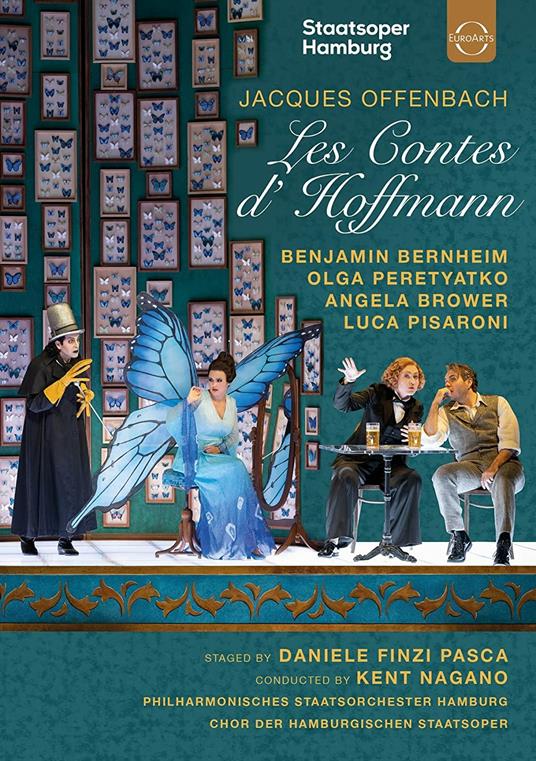 Les Contes d'Hoffmann (Staatsoper Hamburg) (2 DVD) - DVD di Jacques Offenbach,Olga Peretyatko,Benjamin Bernheim