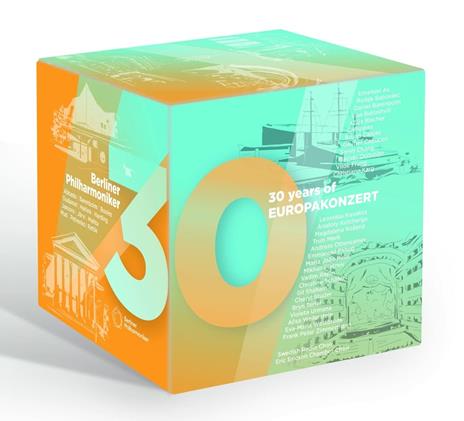 30 Years Europakonzert (31 Blu-ray Box Set) - Blu-ray di Berliner Philharmoniker