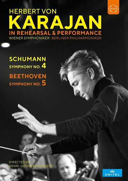 Sinfonia n.4 / Sinfonia n.5 (DVD) - DVD di Ludwig van Beethoven,Robert Schumann,Herbert Von Karajan,Wiener Symphoniker