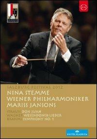 Salzburg Festival 2012: Mariss Jansons (DVD) - DVD di Johannes Brahms,Richard Strauss,Mariss Jansons,Wiener Philharmoniker,Nina Stemme