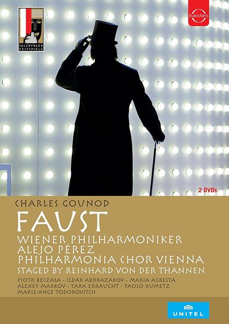Faust (2 DVD) - DVD di Charles Gounod,Wiener Philharmoniker,Piotr Beczala,Aylin Pérez