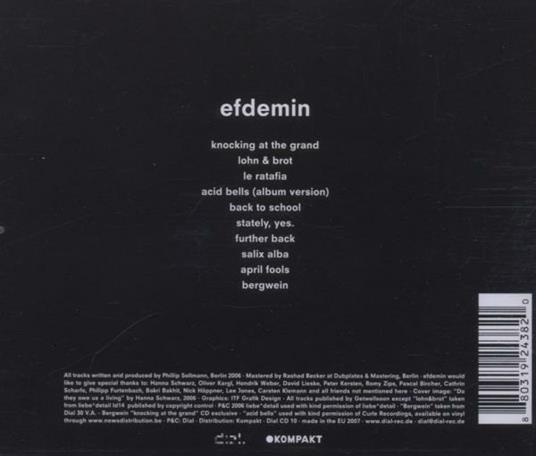 Untitled - CD Audio di Efdemin - 2