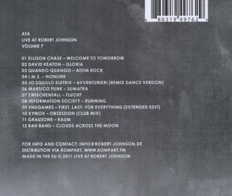 Live at Robert Johnson 7 - CD Audio di ATA - 2