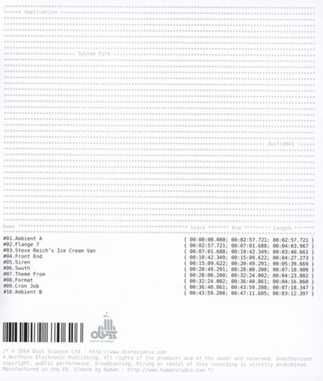 System Fork - CD Audio di Application - 2