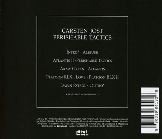 Perishable Tactics - CD Audio di Carsten Jost - 2