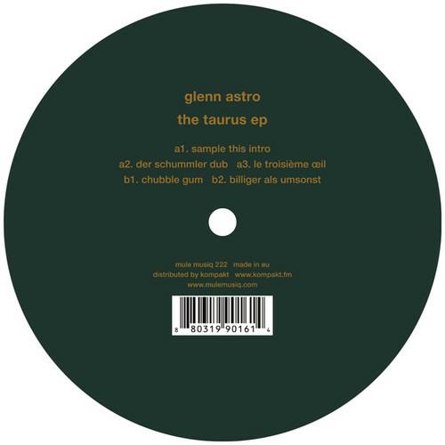Taurus Ep - Vinile LP di Glenn Astro