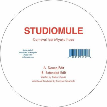 Studio Mule - Vinile LP di Carnaval
