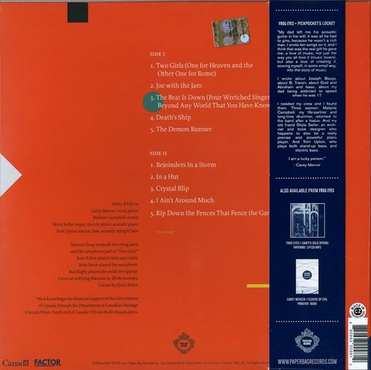 Pickpocket's Locket - Vinile LP di Frog Eyes - 2