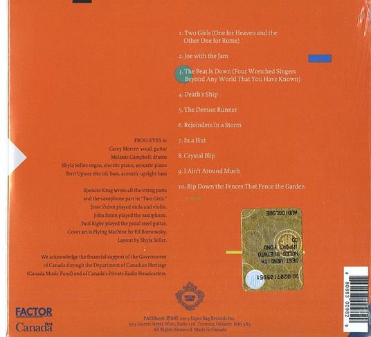 Pickpocket's Locket - CD Audio di Frog Eyes - 2