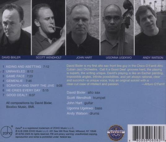 Call it a Good Deal - CD Audio di David Bixler - 2