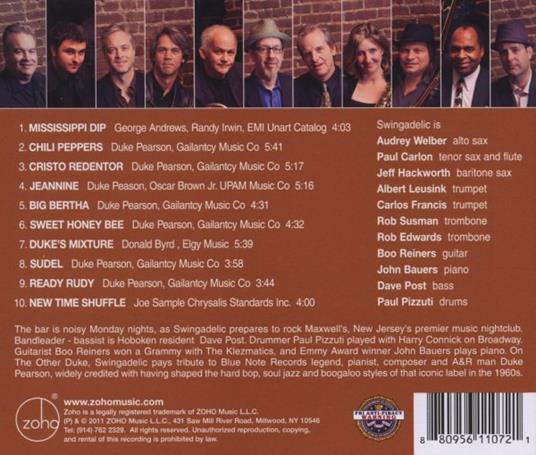Other Duke - CD Audio di Swingadelic - 2