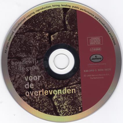 Voor De Overlevenden - Vinile LP di Boudewijn De Groot
