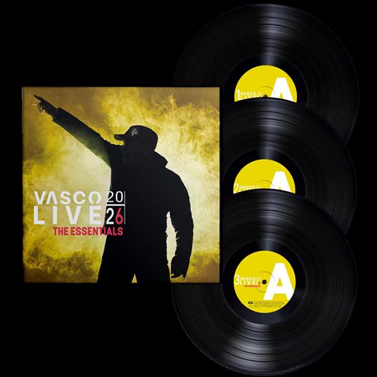 Vasco Live 20|26 - The Essentials (3 LP Trigatefold vinili neri 180 gr.) - Vinile LP di Vasco Rossi - 2