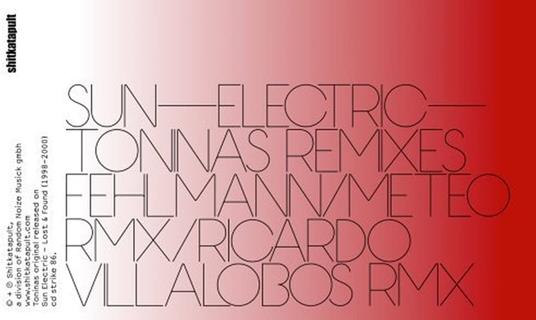 Toninas Remixes - Vinile 7'' di Sun Electric