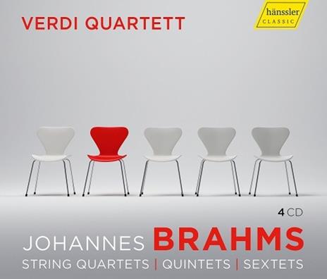 Quartetti quintetti sestetti per archi completi - CD Audio di Johannes Brahms,Verdi Quartett