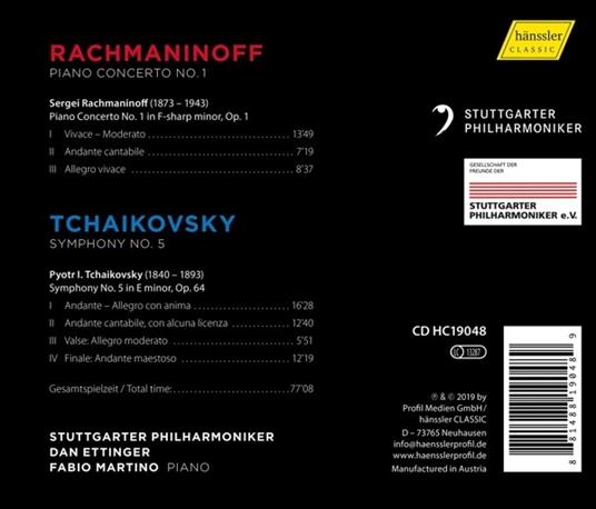 Piano Concertos - CD Audio di Sergei Rachmaninov,Pyotr Ilyich Tchaikovsky - 2