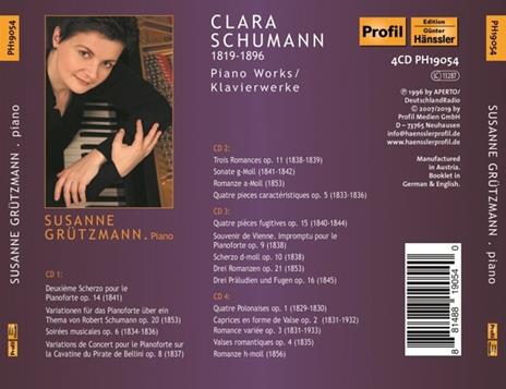 Musica per pianoforte completa - CD Audio di Clara Schumann - 2