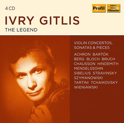 Ivry Gitlis - The Legend - CD Audio di Ivry Gitlis