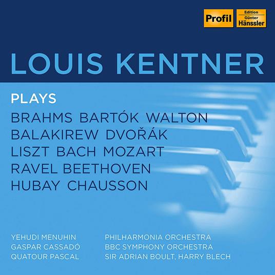 Plays Brahms, Liszt, Bach, Mozart - CD Audio di Louis Kentner
