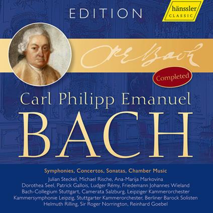 C.P.E. Bach Edition - CD Audio di Carl Philipp Emanuel Bach