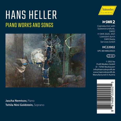 Heller. Piano Works & Songs - CD Audio di Jascha - Tehila Nini Goldstein Nemtsov - 2