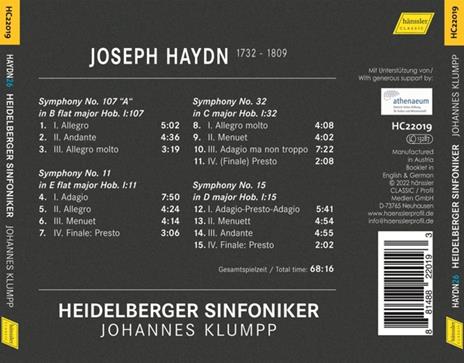 Haydn Vol.26 - CD Audio di Franz Joseph Haydn,Heidelberger Sinfoniker - 2