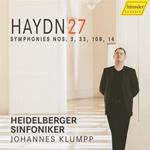 Symphonies 3, 33, 108, 14