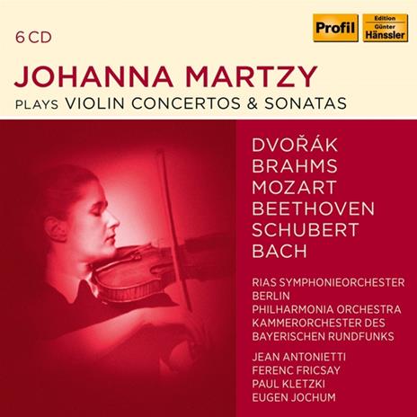 Beethoven, Brahms, Dvorak, Mendelssohn, Mozart & Schubert. Violin Concertos & Sonatas - CD Audio di Johanna Martzy