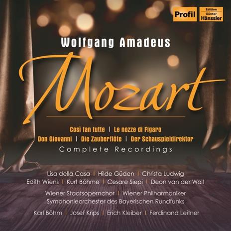 4 Opern Gesamtaufnahmen - 4 Operas Complete Recordings - CD Audio di Wolfgang Amadeus Mozart