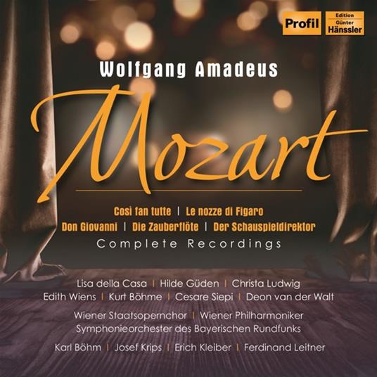 4 Opern Gesamtaufnahmen - 4 Operas Complete Recordings - CD Audio di Wolfgang Amadeus Mozart