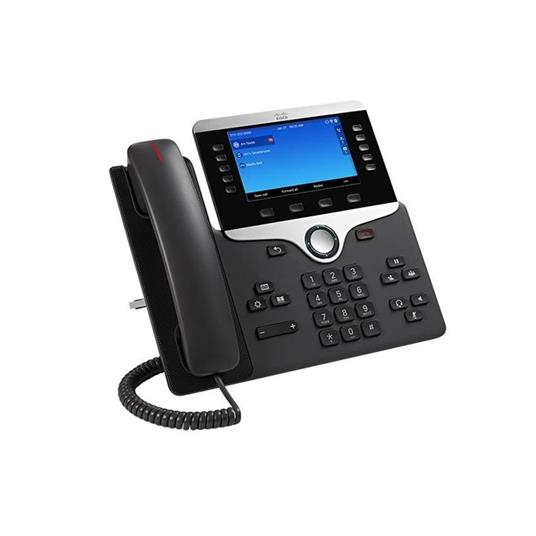 Cisco 8841 Cornetta cablata Nero, Argento telefono IP