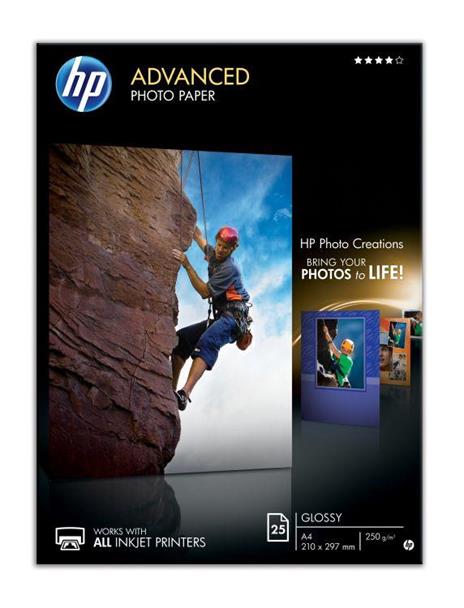 HP Q5456A carta fotografica Nero, Blu, Bianco Lucida A4 - 2
